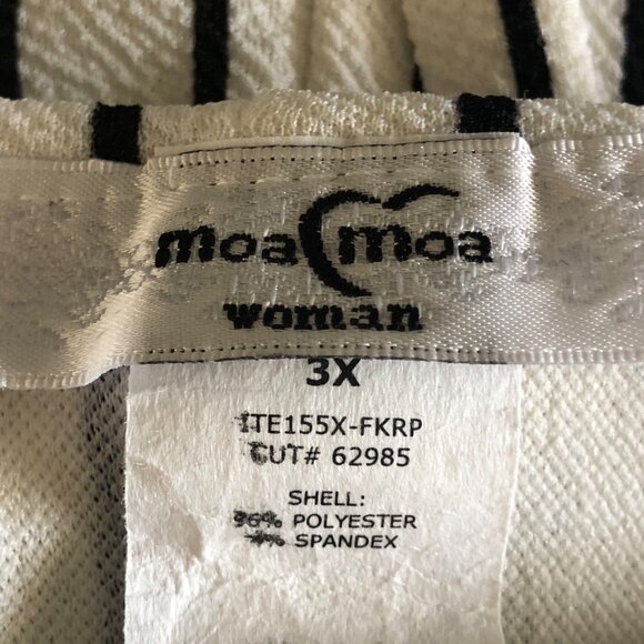 Moa Moa Women’s Summer Top Size 3X Flare Ruffle Sleeve Back Bow Detail - Picture 9 of 14